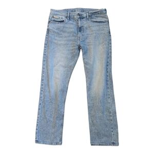 Calvin Klein Standard Straight Classic Blue Denim Jeans W33 L30